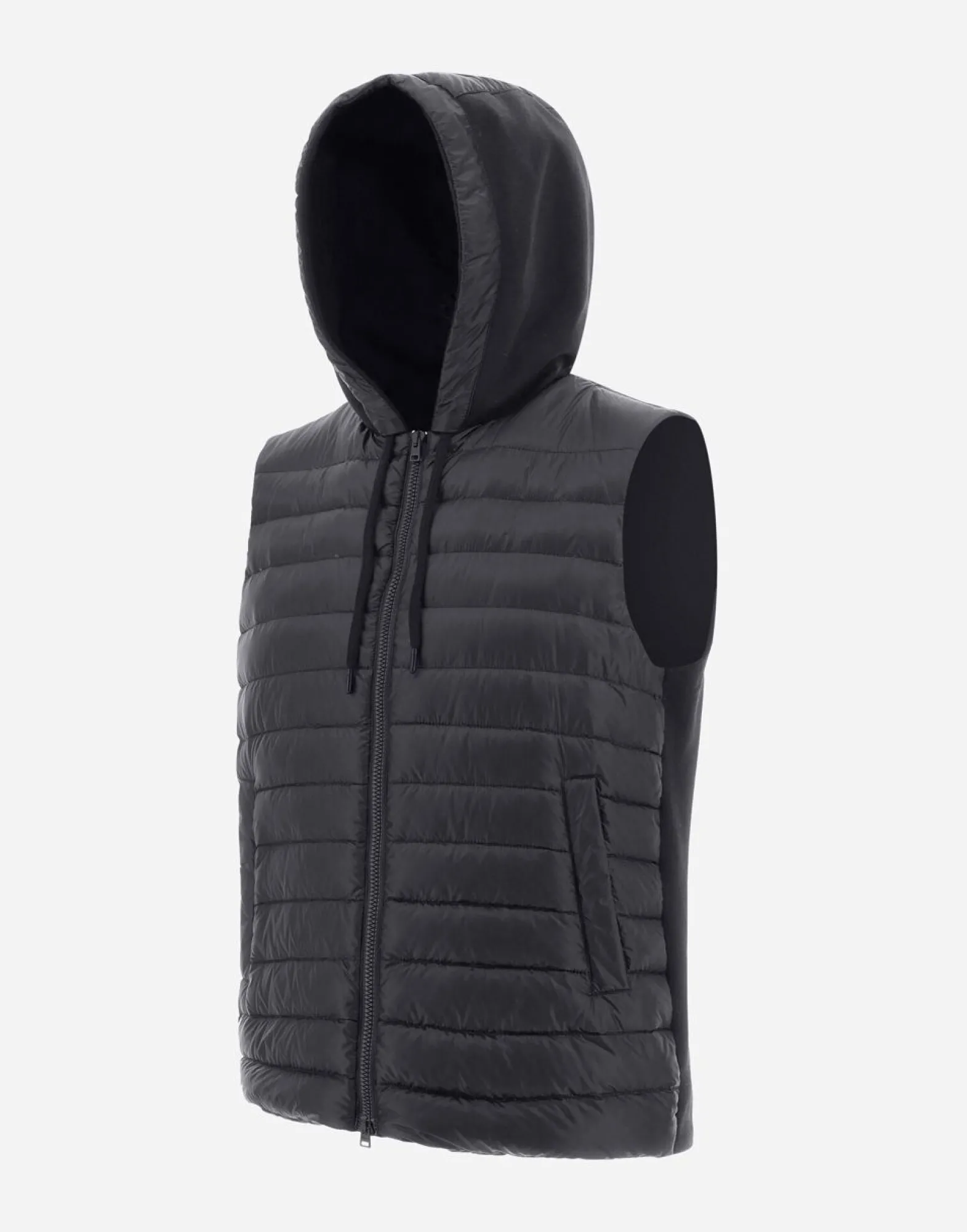 Herno Waistcoat In Nylon Ultralight & Fleece
