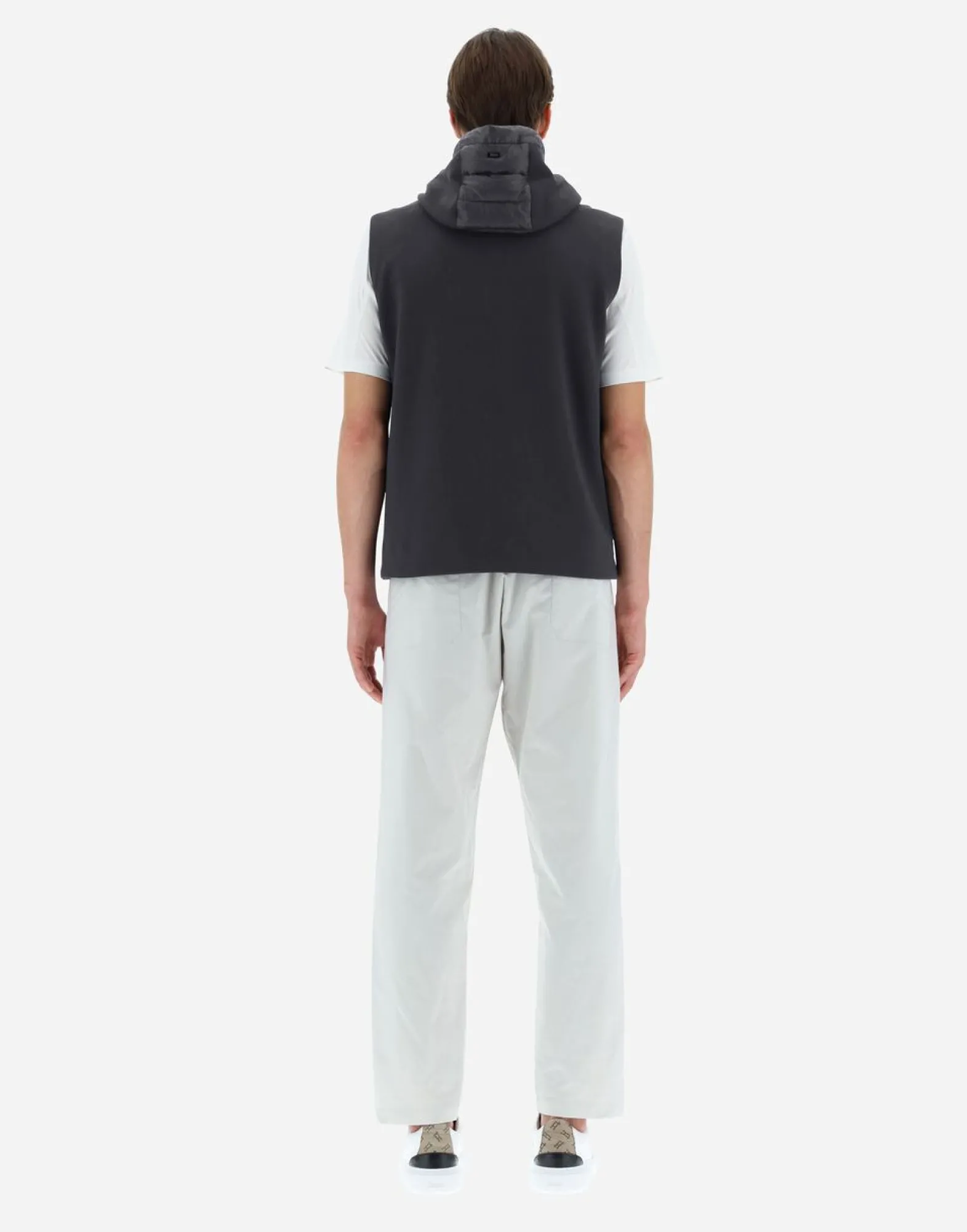 Herno Waistcoat In Nylon Ultralight & Fleece