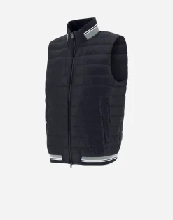 Herno Waistcoat In Nylon Ultralight & Knit