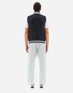Herno Waistcoat In Nylon Ultralight & Knit