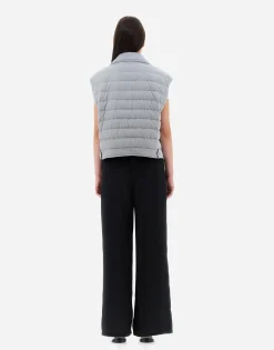 Herno Waistcoat In Shiny Rock